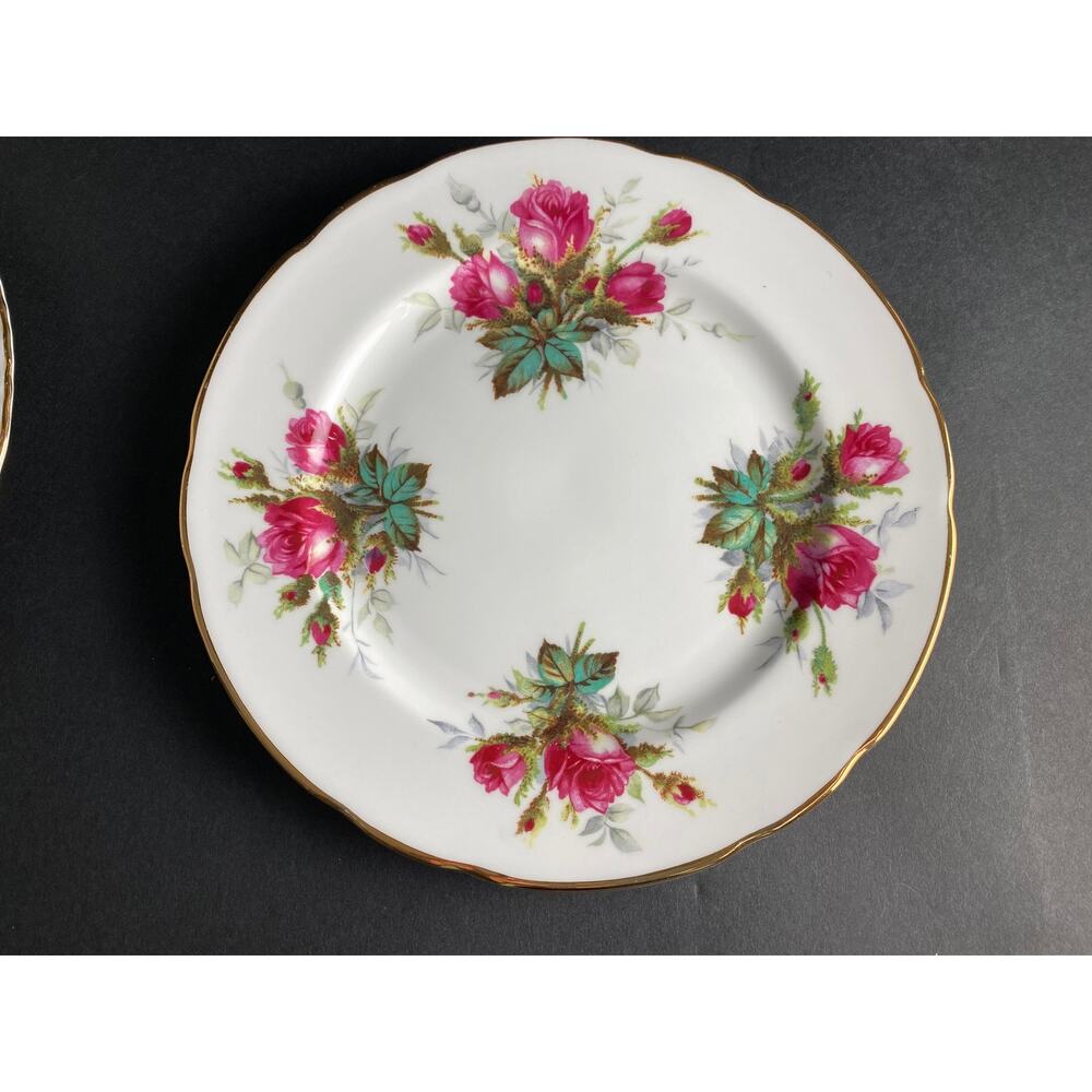 Set of 2 Hammersley Grandmother's Rose Salad Plates | Spode